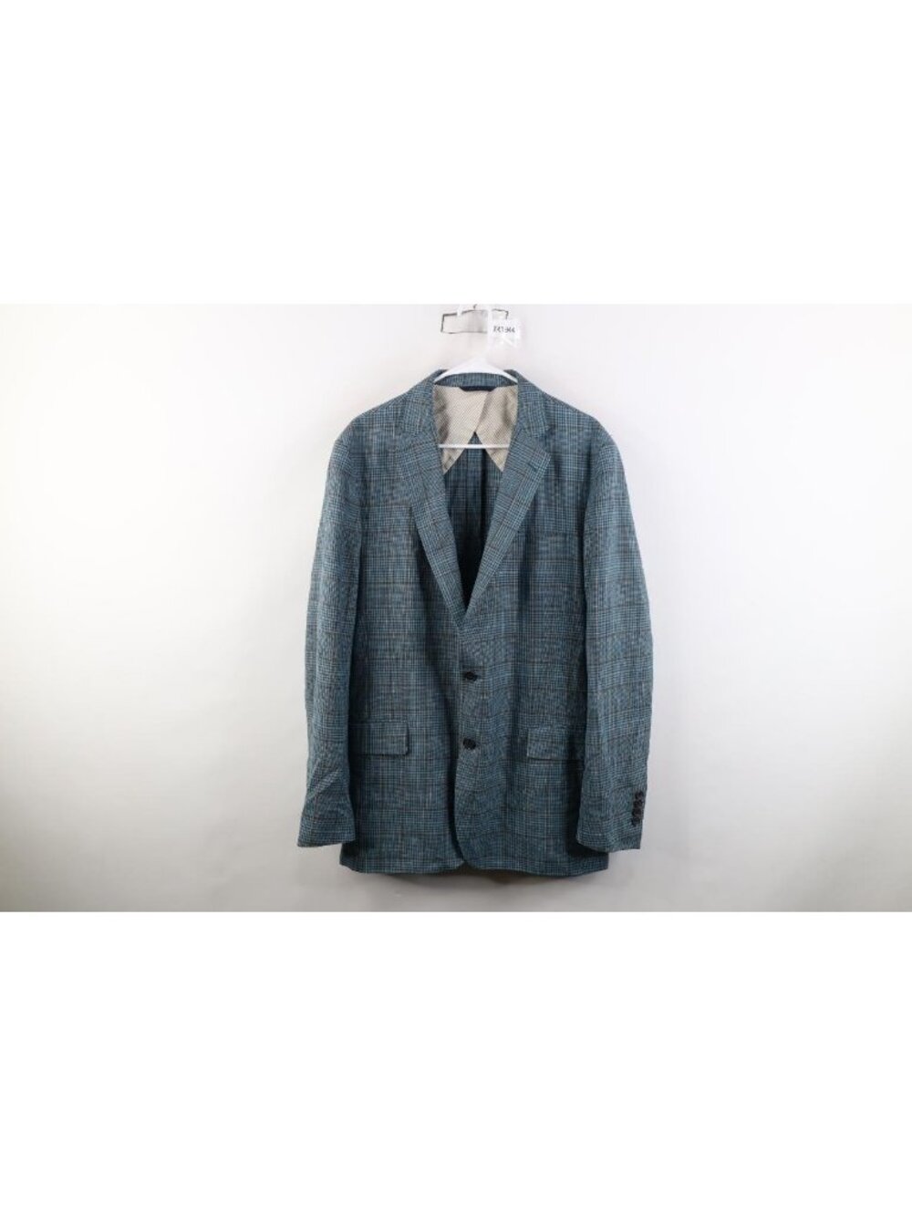 Brooks Brothers Loro Piana Summertime Mens 44L Silk Linen Suit Blazer Jacket